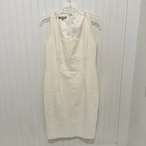 Michael Kors Cream Dress Square Neck